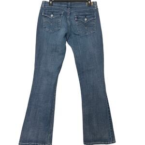 Levi’s Y2K 524 Too SuperLow Rise Boot/Flare Flap Pocket Denim Jeans Size 13